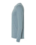BELLA + CANVAS 3501CVC Heather CVC Long Sleeve Tee - Heather Slate - side