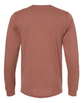 Bella+Canvas 3501 Unisex Jersey Long Sleeve Tee - Chestnut - back
