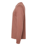 Bella+Canvas 3501 Unisex Jersey Long Sleeve Tee - Chestnut - side