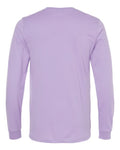 Bella+Canvas 3501 Unisex Jersey Long Sleeve Tee - Dark Lavender - back