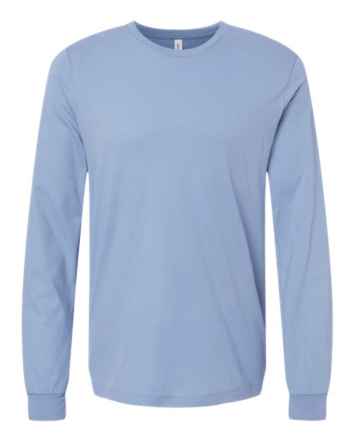 Bella+Canvas 3501 Unisex Jersey Long Sleeve Tee - Lavender Blue - front