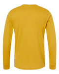 Bella+Canvas 3501 Unisex Jersey Long Sleeve Tee - Mustard - back