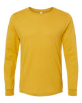 Bella+Canvas 3501 Unisex Jersey Long Sleeve Tee - Mustard - flat front