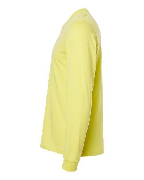 Bella+Canvas 3501 Unisex Jersey Long Sleeve Tee - Strobe - side