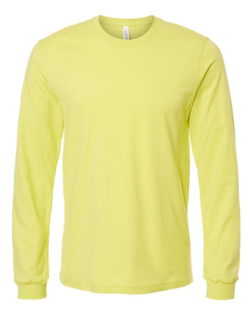 Bella+Canvas 3501 Unisex Jersey Long Sleeve Tee - Strobe - front