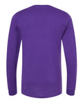 Bella+Canvas 3501 Unisex Jersey Long Sleeve Tee - Team Purple - back