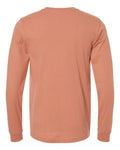Bella+Canvas 3501 Unisex Jersey Long Sleeve Tee - Terracotta - back
