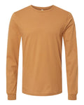Bella+Canvas 3501 Unisex Jersey Long Sleeve Tee - Toast - front