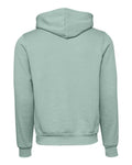 Bella+Canvas 3719 Unisex Sponge Fleece Pullover Hoodie - Dusty Blue - back