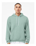 Bella+Canvas 3719 Unisex Sponge Fleece Pullover Hoodie - Dusty Blue - model front