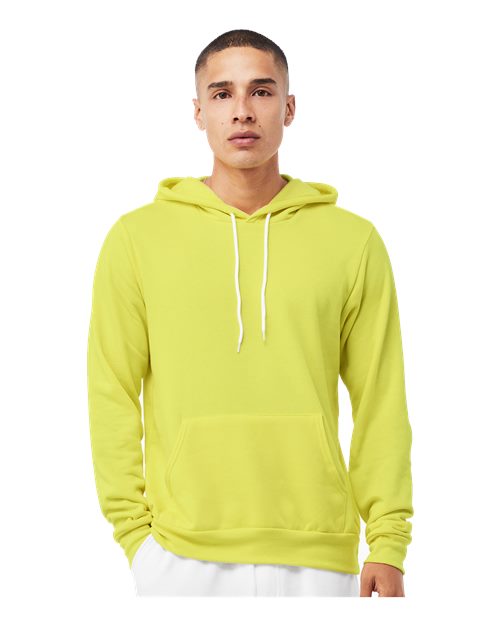 Bella+Canvas BC3719 Unisex Sponge Fleece Pullover Hoodie - Strobe - model front
