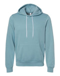 Bella+Canvas 3719 Unisex Sponge Fleece Pullover Hoodie - Heather Blue Lagoon - flat front