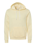 Bella+Canvas 3719 Unisex Sponge Fleece Pullover Hoodie - French Vanilla - flat front