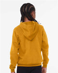 BELLA + CANVAS 3719Y Youth Sponge Fleece Hoodie Sweatshirt - Heather Mustard - model back