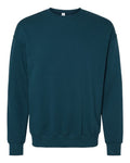 Bella + Canvas 3945 Sponge Fleece Drop Shoulder Crewneck Sweatshirt - Atlantic - flat front