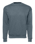Bella + Canvas 3945 Sponge Fleece Drop Shoulder Crewneck Sweatshirt - Heather Slate - flat front