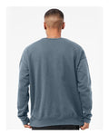 Bella + Canvas 3945 Sponge Fleece Drop Shoulder Crewneck Sweatshirt - Heather Slate - model back