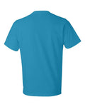 Gildan 980 Unisex Softstyle Lightweight T-Shirt - Caribbean Blue - back
