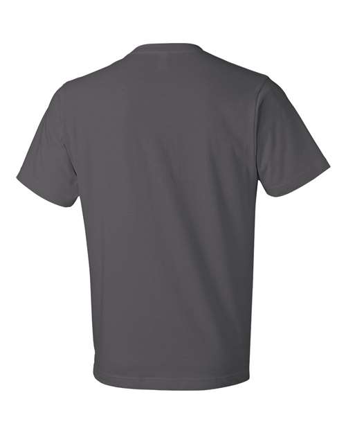 Gildan 980 Unisex Softstyle Lightweight T-Shirt - Charcoal - back