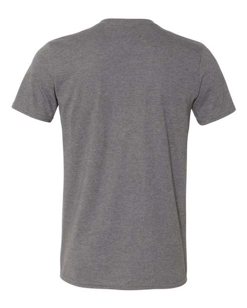 Gildan 980 Unisex Softstyle Lightweight T-Shirt - Graphite Heather - back