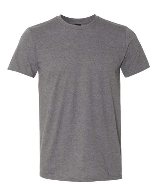 Gildan 980 Unisex Softstyle Lightweight T-Shirt - Graphite Heather - front