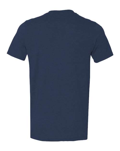 Gildan 980 Unisex Softstyle Lightweight T-Shirt - Heather Navy - back