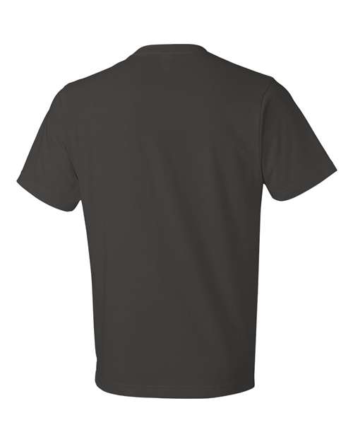 Gildan 980 Unisex Softstyle Lightweight T-Shirt - Smoke - back