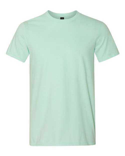Gildan 980 Unisex Softstyle Lightweight T-Shirt - Teal Ice - front