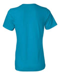 Gildan 880 Women's Softstyle Lightweight T-Shirt - Caribbean Blue - back