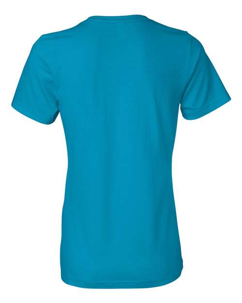 Gildan 880 Women's Softstyle Lightweight T-Shirt - Caribbean Blue - back