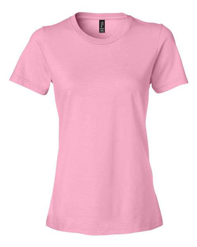 Gildan 880 Women's Softstyle Lightweight T-Shirt - Charity Pink - front