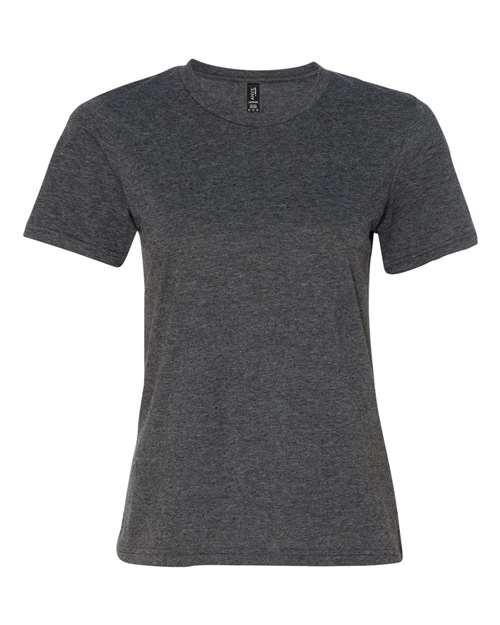 Gildan 880 Women's Softstyle Lightweight T-Shirt - Heather Dark Grey - front