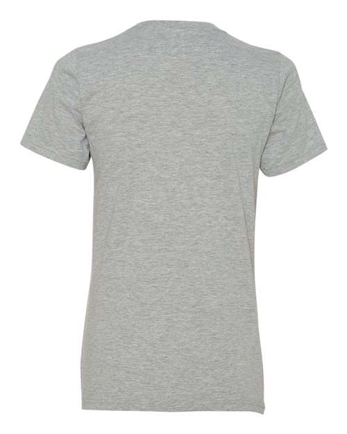Gildan 880 Women's Softstyle Lightweight T-Shirt - Heather Grey - back