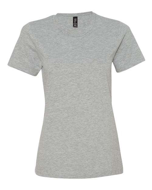 Gildan 880 Women's Softstyle Lightweight T-Shirt - Heather Grey - front