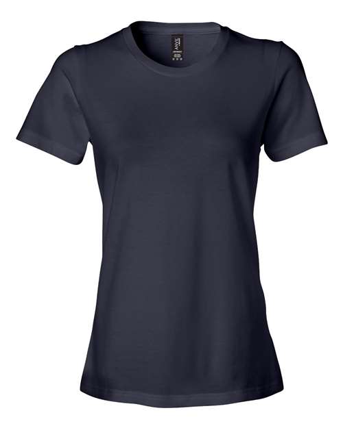 Gildan 880 Women's Softstyle Lightweight T-Shirt - Navy - front