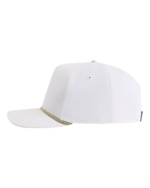 Imperial 5054 The Wrightson Cap - White/ Metallic Gold - side