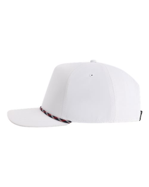 Imperial 5054 The Wrightson Cap - White/ Navy-Red - side