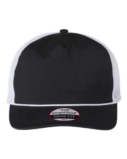 Imperial 5055 The Rabble Rouser Cap - Black/ White/ White - front