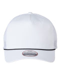 Imperial 5055 The Rabble Rouser Cap - White/ White/ Black - front