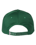 Imperial 5056 The Barnes Cap - Forest Green/ White - back