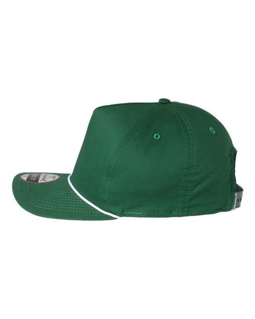 Imperial 5056 The Barnes Cap - Forest Green/ White - side