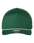 Imperial 5056 The Barnes Cap - Forest Green/ White - front