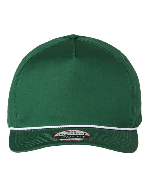 Imperial 5056 The Barnes Cap - Forest Green/ White - front