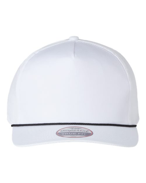 Imperial 5056 The Barnes Cap - White/ Black - front