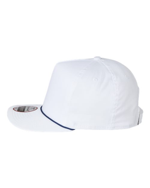 Imperial 5056 The Barnes Cap - White/ Navy - side