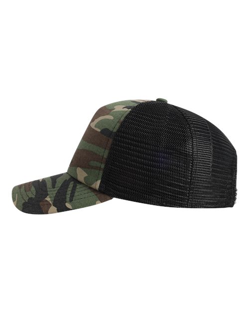 Imperial 1287 North Country Trucker Cap - Camo/ Black - side