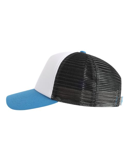 Imperial 1287 North Country Trucker Cap - White/ Nassau/ Charcoal - side