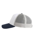 Imperial 1287 North Country Trucker Cap - White/ Navy/ Grey - side