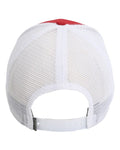 Imperial X210SM The Original Sport Mesh Cap - Cardinal/ White - back