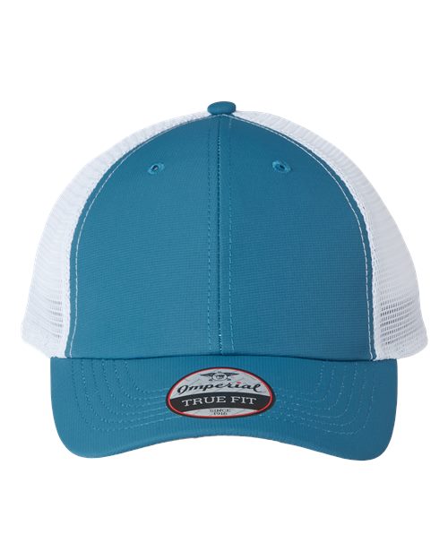 Imperial X210SM The Original Sport Mesh Cap - Seaglass/ White - front